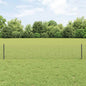 JUNG Vida Zaun mit Pfosten Grau 0,4 x 50 m Stahl und PVC