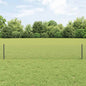 JUNG Vida Zaun mit Pfosten Grau 0,4 x 10 m Stahl und PVC