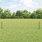 JUNG Vida Zaun mit Pfosten Grau 0,4 x 50 m Stahl und PVC
