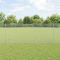 JUNG Vida Zaun mit Pfosten Silber 1 x 50 m Stahl