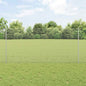 JUNG Vida Zaun mit Pfosten Silber 1,2 x 100 m Stahl