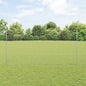 JUNG Vida Zaun mit Pfosten Silber 1,5 x 100 m Stahl