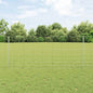 JUNG Vida Zaun mit Pfosten Silber 1 x 25 m Stahl