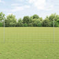 JUNG Vida Zaun mit Pfosten Silber 1,2 x 50 m Stahl