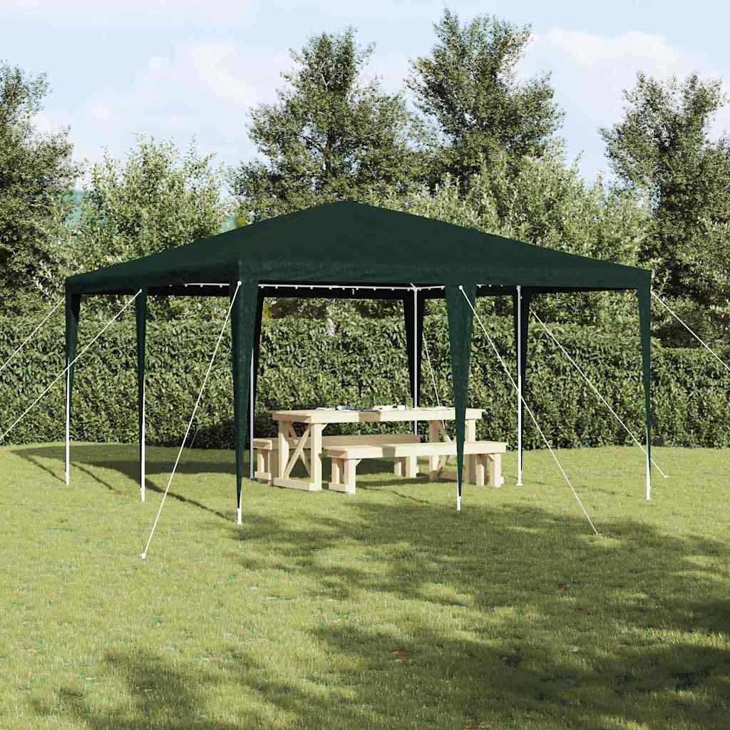 JUNG Vida Party-Zelt Grün 400 x 400 x 266 cm Polyethylen und Stahl