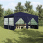 JUNG Vida Party-Zelt Blau 400 x 400 x 266 cm Polyethylen