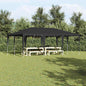 JUNG Vida Party-Zelt Anthrazit 600 x 400 x 266 cm Polyethylen und Stahl