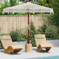 JUNG Vida Macrame Sonnenschirm Creme 252,5 x 252,5 x 260 cm