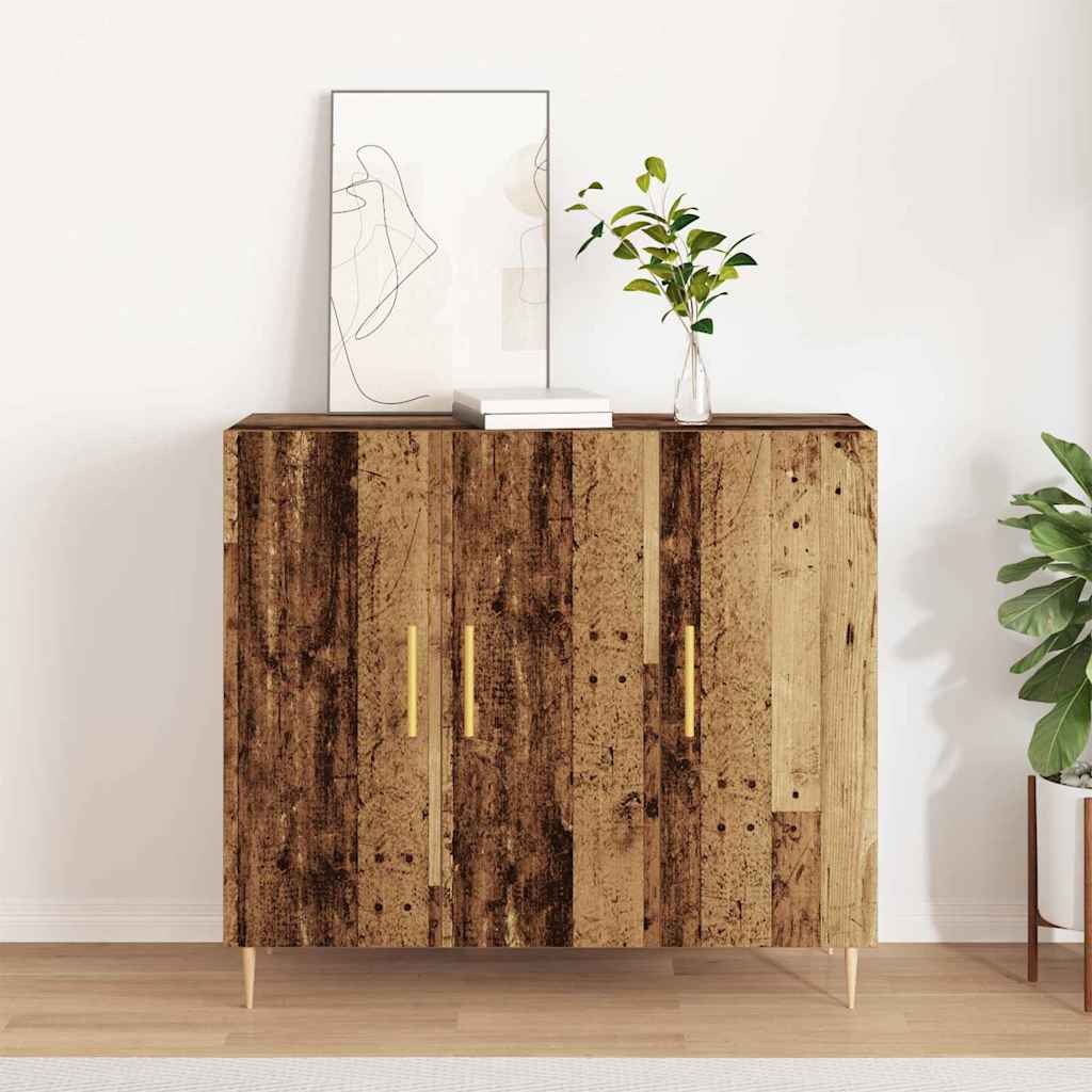 JUNG Vida Sideboard Altholz 90 x 34 x 80 cm Holzwerkstoff