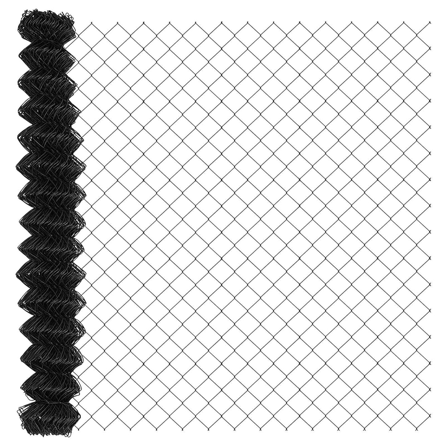 JUNG Vida Kettenzaun Grau 10 x 1,5 m Stahl