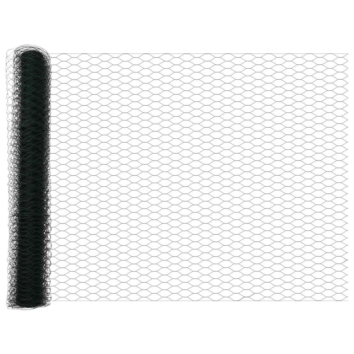 JUNG Vida Hexagonzaun Grün 1,2 x 10 m PVC