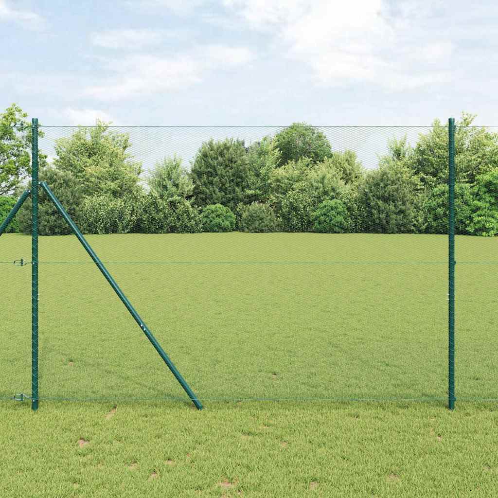 JUNG Vida Hexagonzaun Grün 1.6 x 25 m PVC
