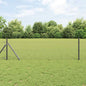JUNG Vida Hexagonzaun Grau 0,8 x 50 m PVC