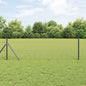 JUNG Vida Hexagonzaun Grau 1,2 x 50 m PVC
