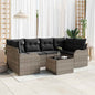 JUNG Vida Gartensofa-set Grau 55 x 55 x 37 cm Poly-Rattan