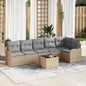 JUNG Vida Gartensofa-set 7 pcs Beige Poly-Rattan