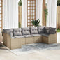 JUNG Vida Gartensofa-set Beige Poly-Rattan