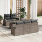 JUNG Vida Gartensofa-set Grau 55 x 55 x 37 cm Poly-Rattan