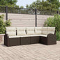 JUNG Vida Sofa Set mit Kissen 5 pcs Braun Polyester