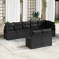 JUNG Vida Sofa Set 8 pcs Schwarz Poly-Rattan