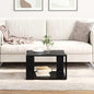 JUNG Vida Couchtisch Schwarz Eichen-Optik 51,5 x 51,5 x 30 cm