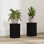 JUNG Vida Pflanzenständer 2 pcs Schwarz Eichen-Optik 10 x 10 x 18 cm