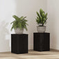 JUNG Vida Pflanzenständer 2 pcs Schwarz Eichen-Optik 20 x 20 x 30 cm