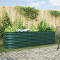 JUNG Vida Hochbeet Grün 320 x 80 x 81 cm Stahl