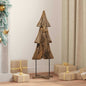 JUNG Vida Weihnachtsbaum mit Ständer Braun 90 cm Massivholz Teak
