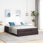 JUNG Vida Bettgestell mit Matratze mit Matratze 2 pcs Hellbraun Stoff