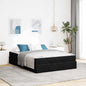 JUNG Vida Bettgestell mit Matratze mit Matratze 2 pcs Schwarz Samt