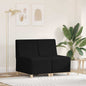 JUNG Vida Modulares Armfreies Sofa 2 pcs Schwarz 55 x 74 x 82 cm Stoff