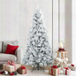 JUNG Vida Künstlicher Scharnier-Weihnachtsbaum schneebedeckt Weiß 210 cm
