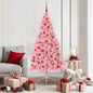 JUNG Vida Künstlicher vorbeleuchteter Weihnachtsbaum Rosa 180 cm PVC