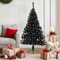 JUNG Vida Künstlicher vorbeleuchteter Weihnachtsbaum Schwarz 150 cm PVC