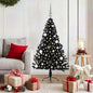 JUNG Vida Künstlicher vorbeleuchteter Weihnachtsbaum Schwarz 150 cm PVC