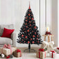 JUNG Vida Künstlicher vorbeleuchteter Weihnachtsbaum Schwarz 150 cm PVC