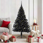JUNG Vida Künstlicher vorbeleuchteter Weihnachtsbaum Schwarz 150 cm PVC