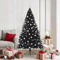 JUNG Vida Künstlicher vorbeleuchteter Weihnachtsbaum Schwarz 180 cm PVC
