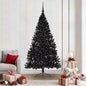 JUNG Vida Künstlicher vorbeleuchteter Weihnachtsbaum Schwarz 210 cm PVC