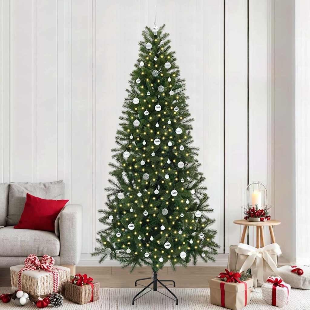 JUNG Vida Künstlicher Weihnachtsbaum mit 300 LEDs Grün 240 cm PE und PVC