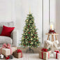 JUNG Vida Künstlicher klappbarer Weihnachtsbaum Grün 120 cm PE und PVC