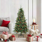 JUNG Vida Künstlicher klappbarer Weihnachtsbaum Grün 150 cm PE und PVC
