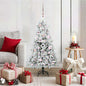 JUNG Vida Künstlicher klappbarer Weihnachtsbaum Weiß 120 cm PE und PVC