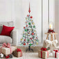 JUNG Vida Künstlicher klappbarer Weihnachtsbaum Weiß 120 cm PE und PVC