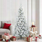 JUNG Vida Künstlicher klappbarer Weihnachtsbaum Weiß 180 cm PE und PVC