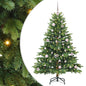 JUNG Vida Künstlicher Weihnachtsbaum mit 150 LEDs Grün 150 cm PE und PVC