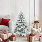 JUNG Vida Künstlicher Weihnachtsbaum mit 150 LEDs Weiß 120 cm PE und PVC