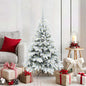 JUNG Vida Künstlicher Weihnachtsbaum mit 150 LEDs Weiß 120 cm PE und PVC