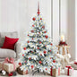 JUNG Vida Künstlicher Weihnachtsbaum mit 150 LEDs Weiß 150 cm PE und PVC